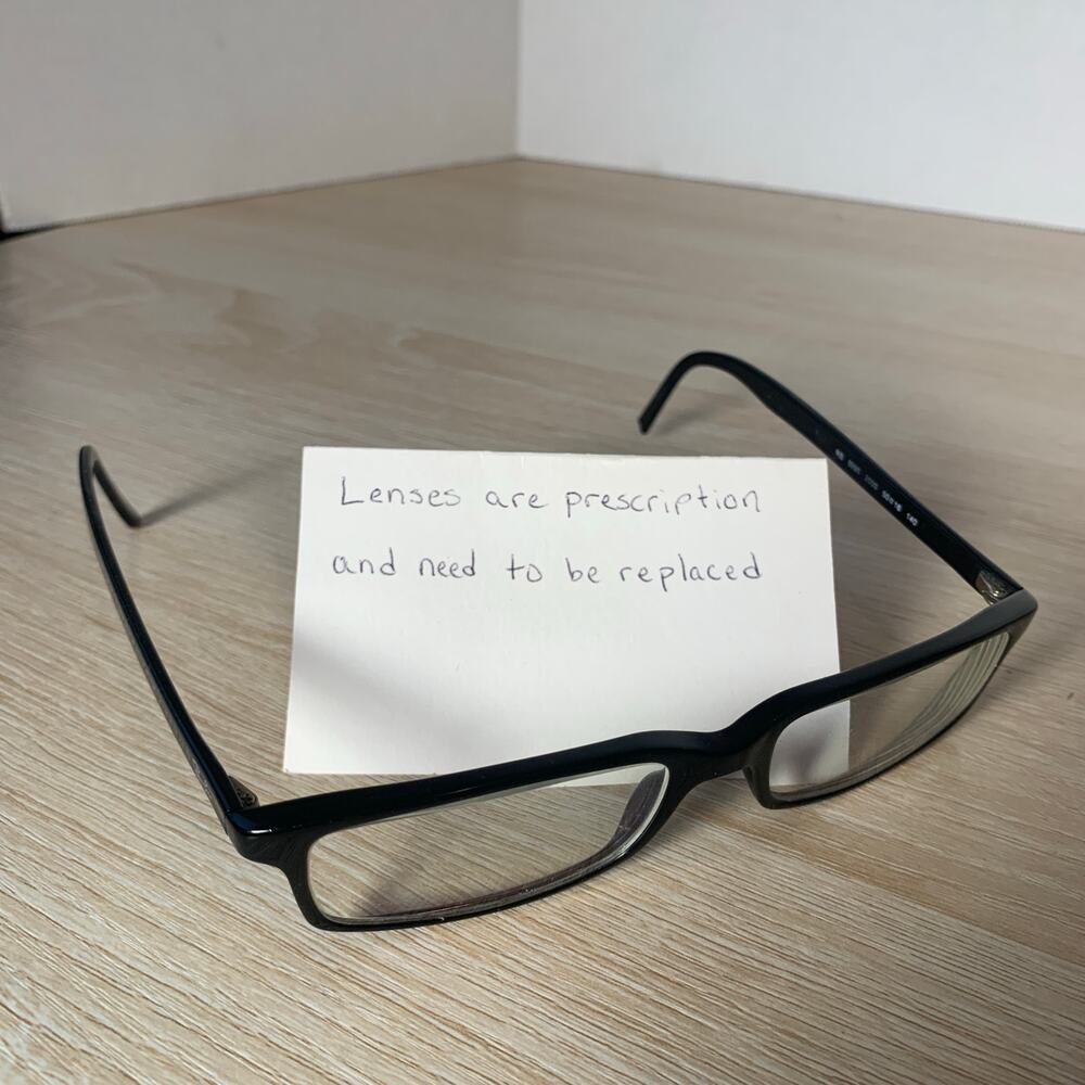 Ray-Ban RB5095 2000 Eyeglasses Black Rectangle Frames Only 50-16-140